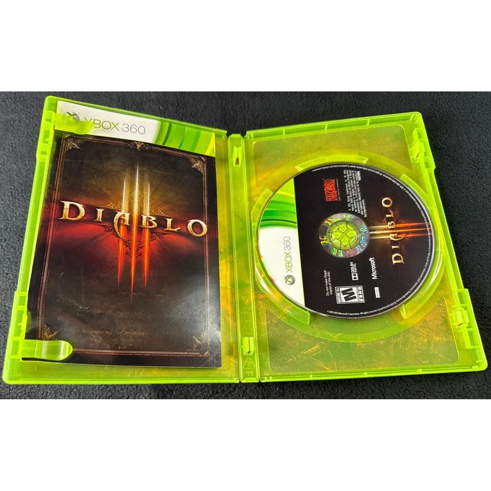 Diablo III 3 (Xbox 360, 2013) Complete Tested And Working Fast Shipping